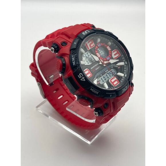 Armitron Pro Sport Mens Digital Analog Multifunction Watch 52mm WR Timer Alarm - Picture 7 of 13